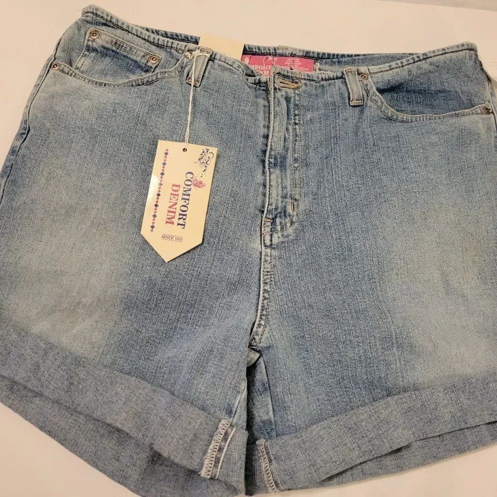 BRAND NEW COMFORT DENIM SHORT - Picture 5 of 16